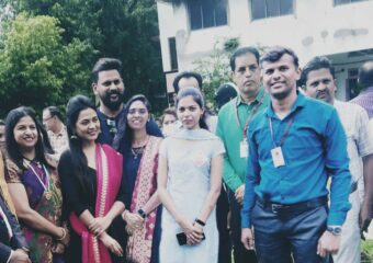 Actress Prarthana Behere visited to the campus