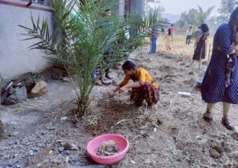 On Behalf of Shiv Jayanti 5 Days College Cleanliness Programme and Tree plantation 2022-2023